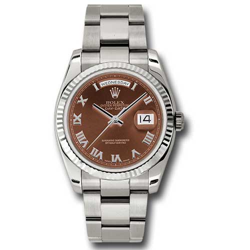 Rolex White Gold - Fluted Bezel - Oyster