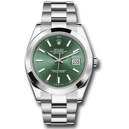 Rolex Datejust 41 Steel - Smooth Bezel - Oyster
