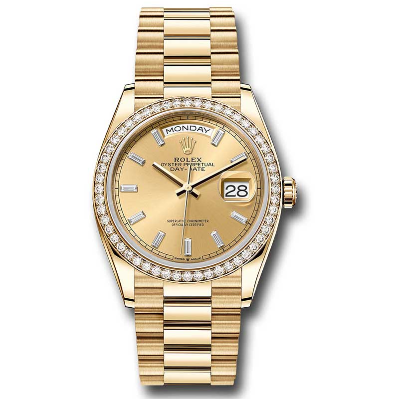 Rolex Day-Date President Yellow Gold - 52 Dia Bezel - President