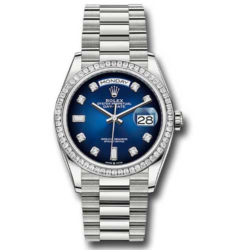 Rolex Day-Date President Platinum - Diamond Bezel - President