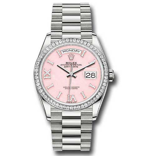 Rolex Day-Date President Platinum - Diamond Bezel - President