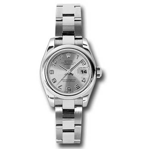 Rolex Datejust Lady - Steel Domed Bezel - Oyster Bracelet