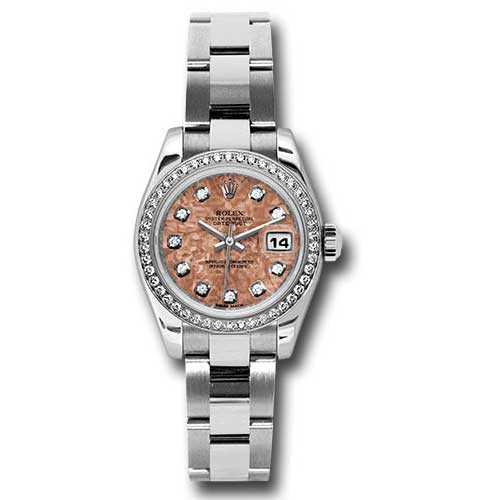 Rolex Datejust Lady - Diamond Bezel - Oyster Bracelet