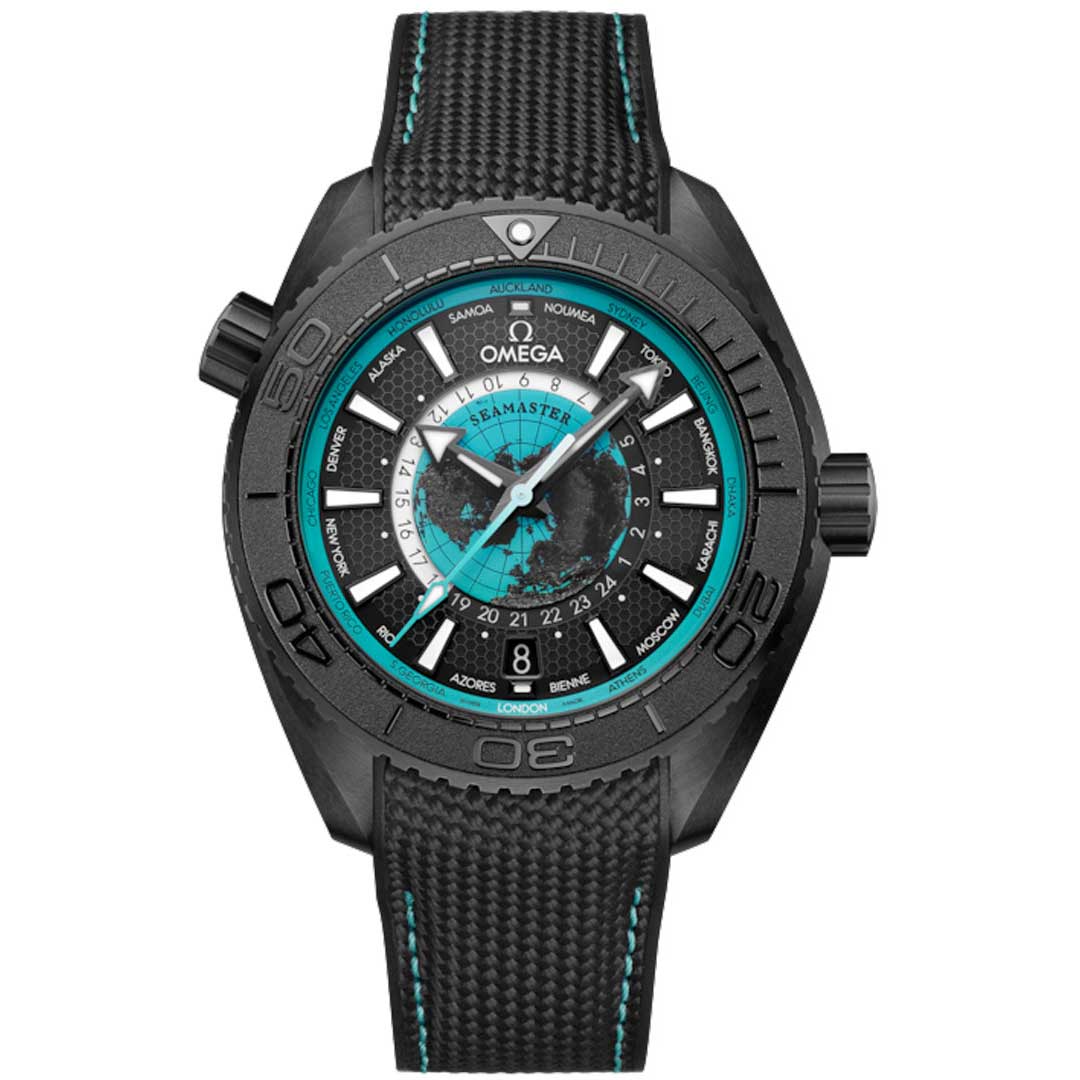 Omega Planet Ocean 600M GMT Worldtimer 45.5mm