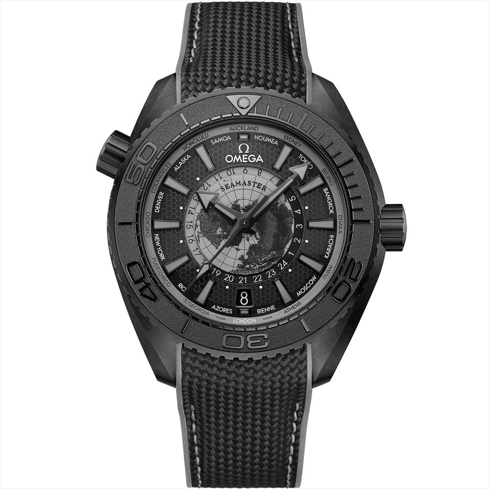 Omega Planet Ocean 600m GMT Worldtimer 45.5mm