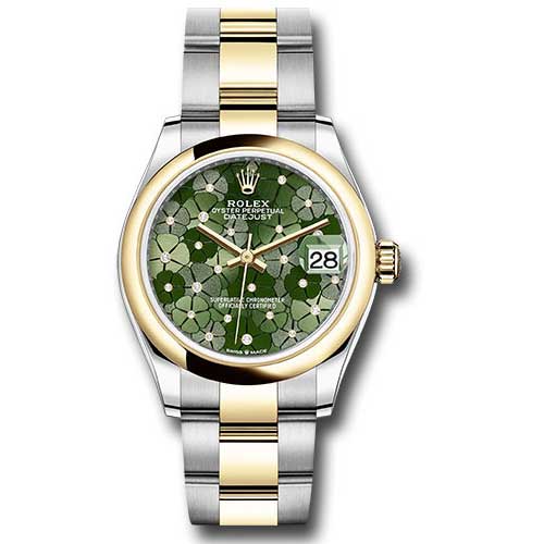 Rolex Datejust 31mm - Steel and Gold Yellow Gold - Domed Bezel - Oyster