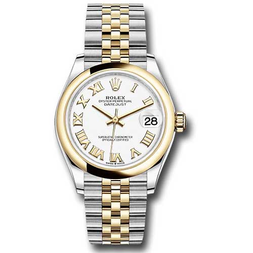 Rolex Datejust 31mm - Steel and Gold Yellow Gold - Domed Bezel - Jubilee
