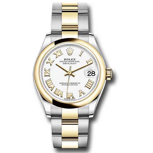 Rolex Datejust 31mm - Steel and Gold Yellow Gold - Domed Bezel - Oyster