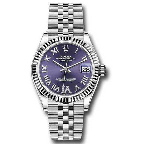 Rolex Datejust 31mm - Steel Fluted Bezel - Jubilee Bracelet
