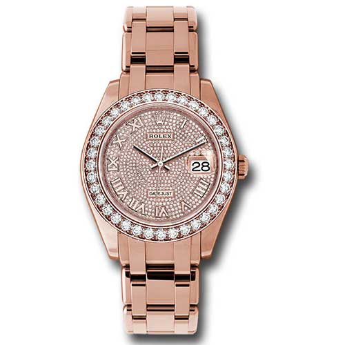 Rolex Datejust Pearlmaster 39 - Everose Gold - Diamond Bezel