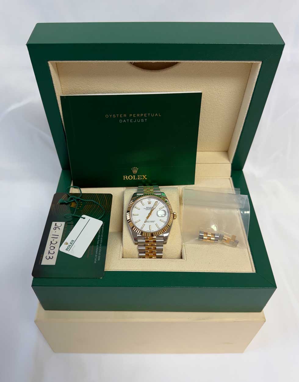 Rolex Datejust 41 Steel and Yellow Gold - Fluted Bezel - Jubilee