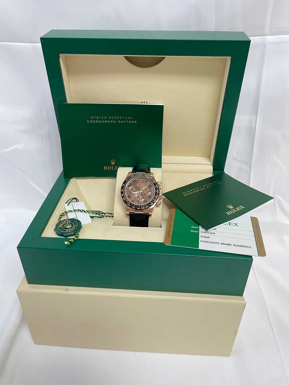 Rolex Daytona Everose Gold Chocolate