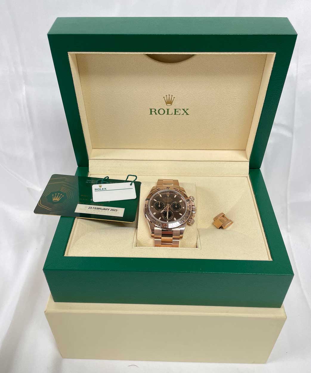 Rolex Daytona Everose Gold - Bracelet Chocolate