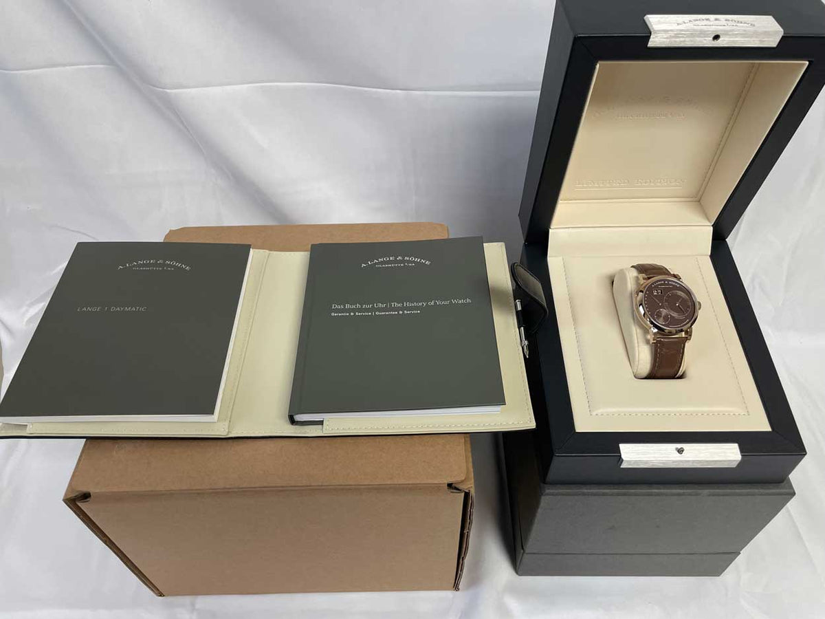 A. Lange & Sohne Lange 1 Daymatic Honeygold Limited Edition 320.050