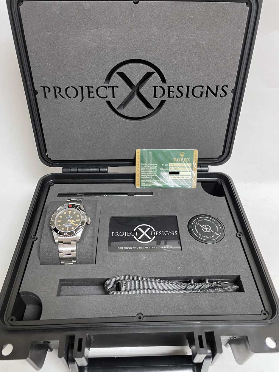 Rolex Submariner No Date 114060 Project X Designs HS01 Limited Edition xx/60