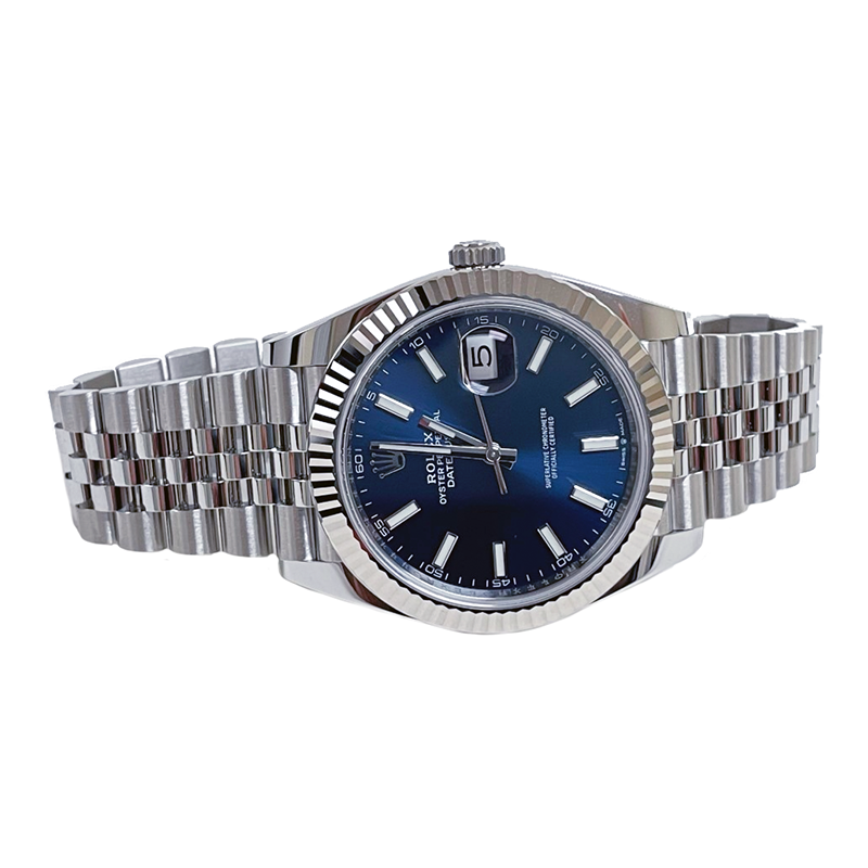 Rolex Datejust 41mm Steel and White Gold - Fluted Bezel - Jubilee