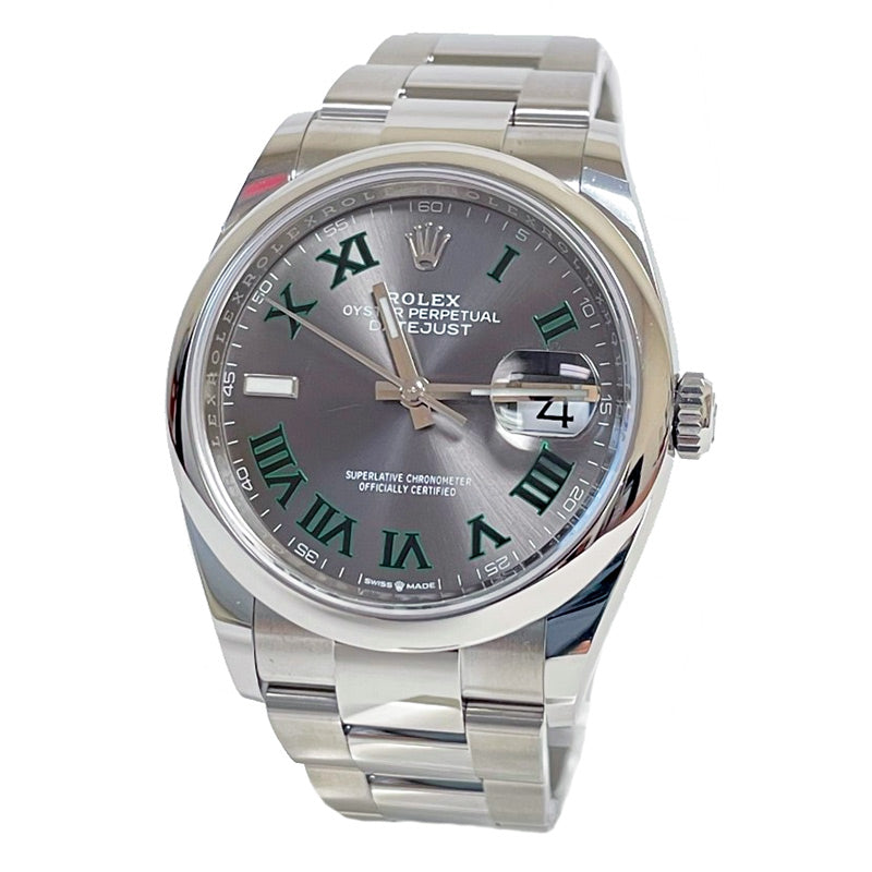 Rolex Datejust 36mm - Steel - Domed Bezel Oyster Wimbledon