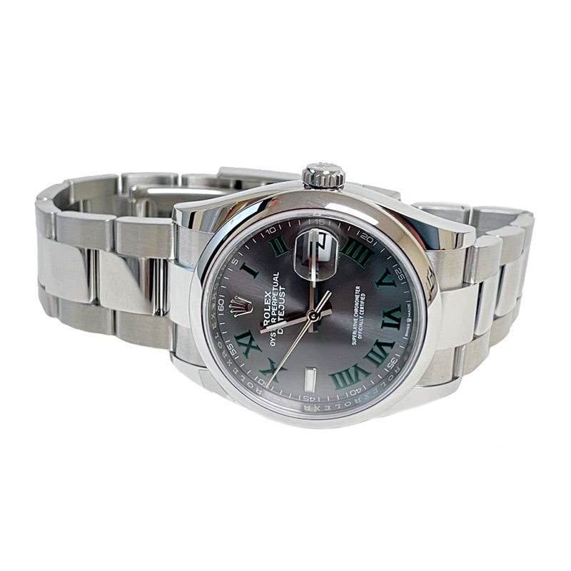 Rolex Datejust 36mm - Steel - Domed Bezel Oyster Wimbledon