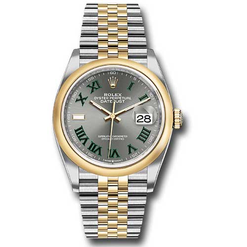 Rolex Datejust 36mm - Steel and Gold Yellow Gold - Domed Bezel - Jubilee