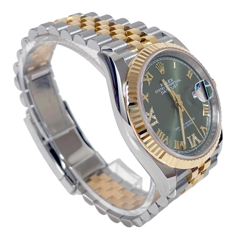 Rolex Datejust 36mm - Steel and Gold Yellow Gold - Fluted Bezel - Jubilee