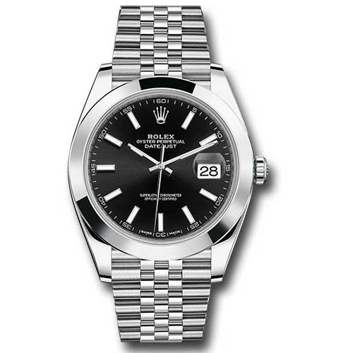 Rolex Datejust 41 Steel - Smooth Bezel - Jubilee