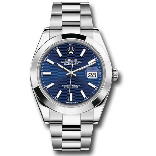 Rolex Datejust 41 Steel - Smooth Bezel - Oyster