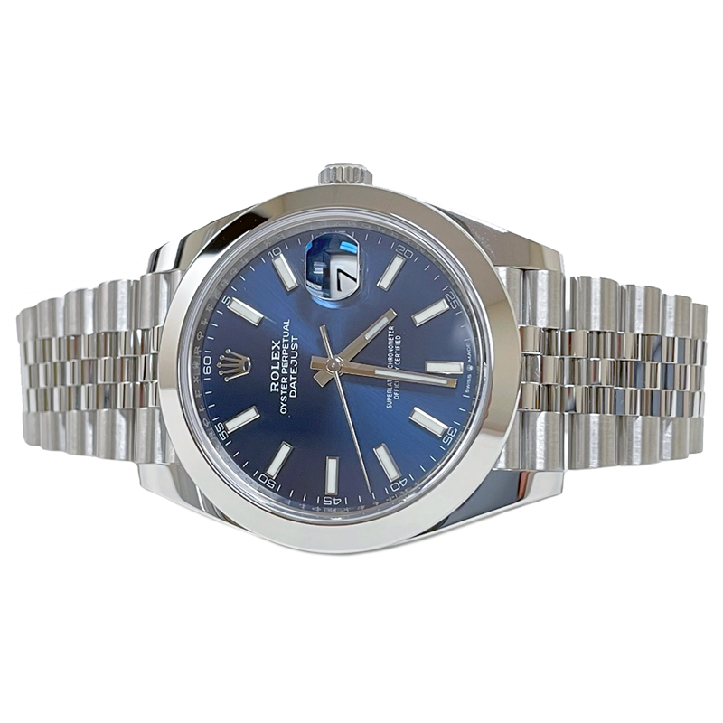 Rolex Datejust 41 Steel - Smooth Bezel - Jubilee