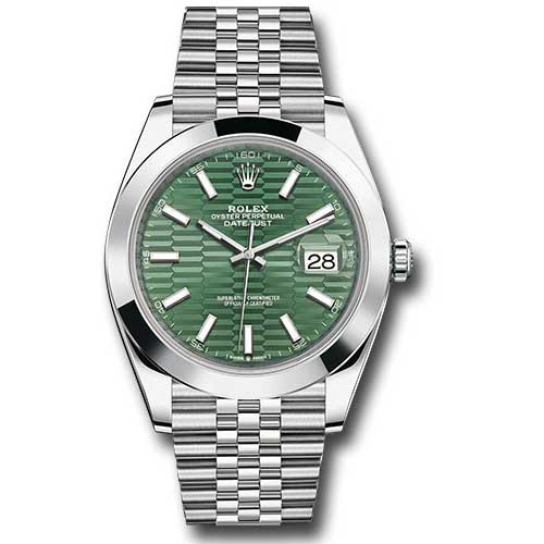 Rolex Datejust 41mm Steel - Smooth Bezel - Jubilee