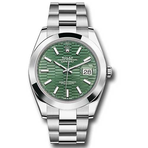 Rolex Datejust 41 Steel - Smooth Bezel - Oyster