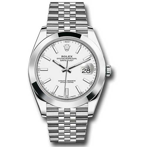 Rolex Datejust 41 Steel - Smooth Bezel - Jubilee