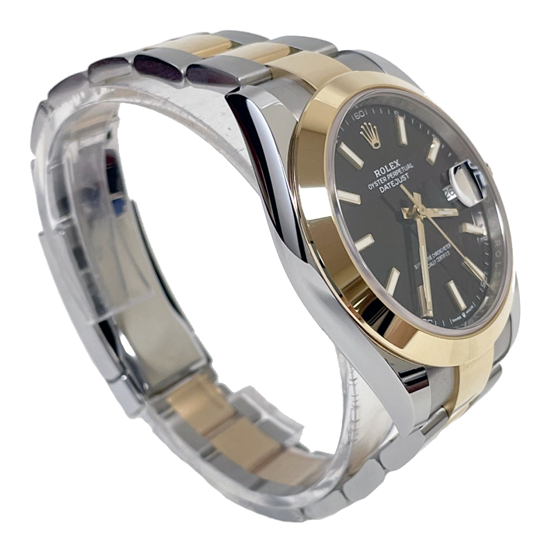 Rolex Datejust 41 Steel and Yellow Gold - Smooth Bezel - Oyster