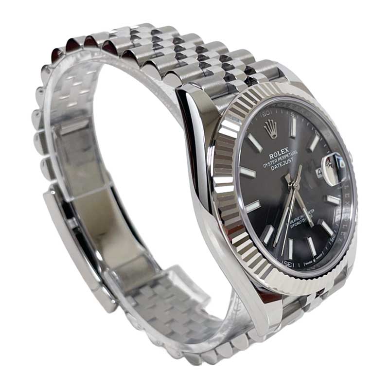 Rolex Datejust 41 Steel and White Gold - Fluted Bezel - Jubilee