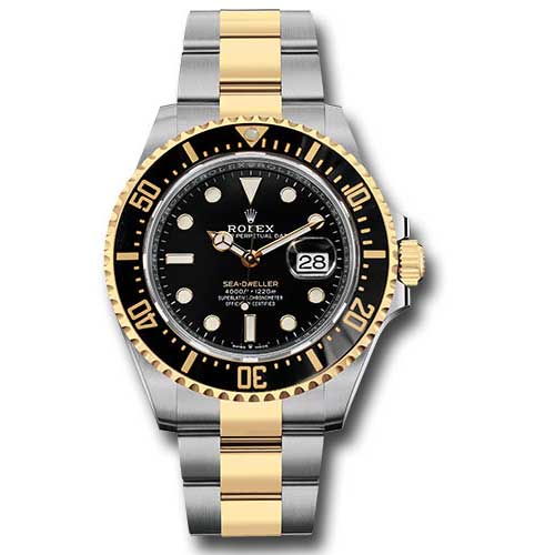 Rolex Steel and Yellow Gold Sea-Dweller