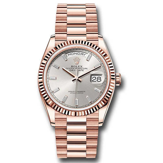 Rolex Everose Gold - Fluted Bezel - President