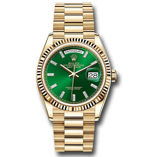 Rolex Day-Date President Yellow Gold - Fluted Bezel - President