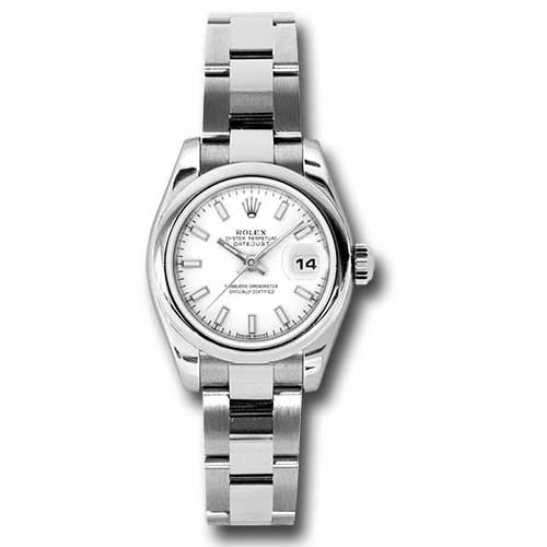 Rolex Datejust Lady - Steel Domed Bezel - Oyster Bracelet