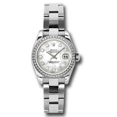 Rolex Datejust Lady - Diamond Bezel - Oyster Bracelet