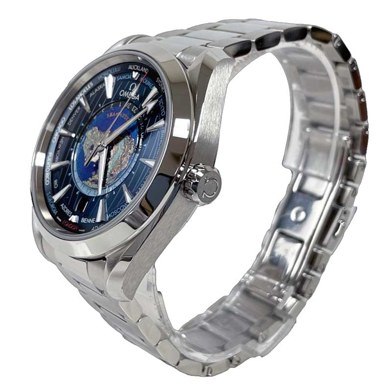 Omega Worldtimer Aqua Terra 150M Co-Axial MAster Chronometer GMT