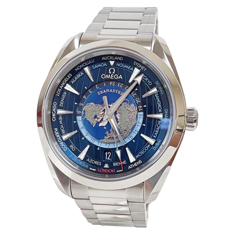 Omega Worldtimer Aqua Terra 150M Co-Axial MAster Chronometer GMT