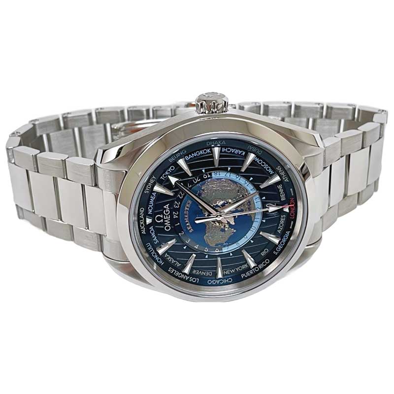 Omega Worldtimer Aqua Terra 150M Co-Axial MAster Chronometer GMT