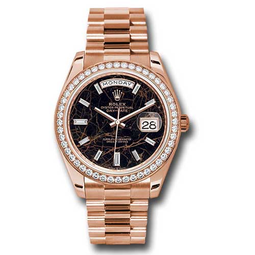 Rolex Day-Date 40 Everose Gold - Diamond Bezel