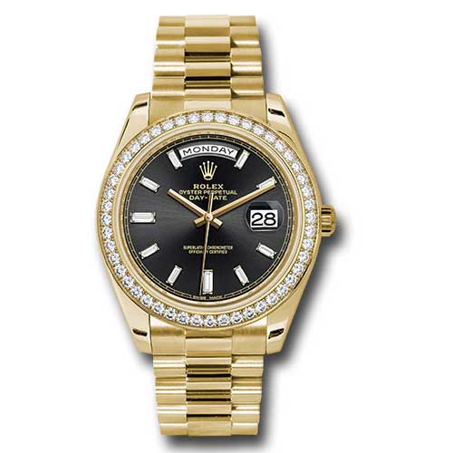 Rolex Day-Date 40 Yellow Gold - Diamond Bezel