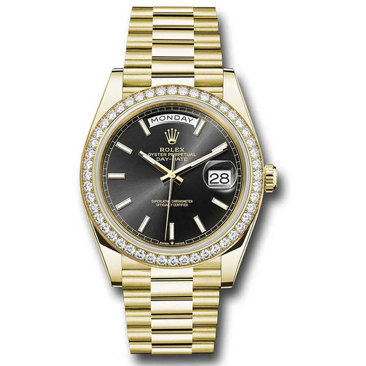 Rolex Day-Date 40 Yellow Gold - Diamond Bezel