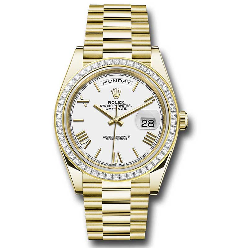 Rolex Day-Date 40 Yellow Gold - Diamond Bezel