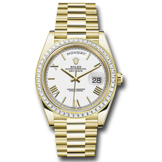 Rolex Day-Date 40 Yellow Gold - Diamond Bezel