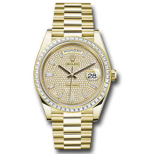 Rolex Day-Date 40 Yellow Gold - Diamond Bezel