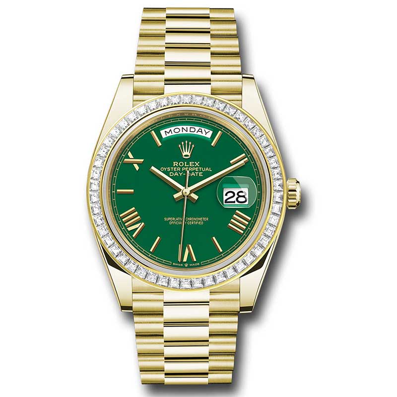 Rolex Day-Date 40 Yellow Gold - Diamond Bezel