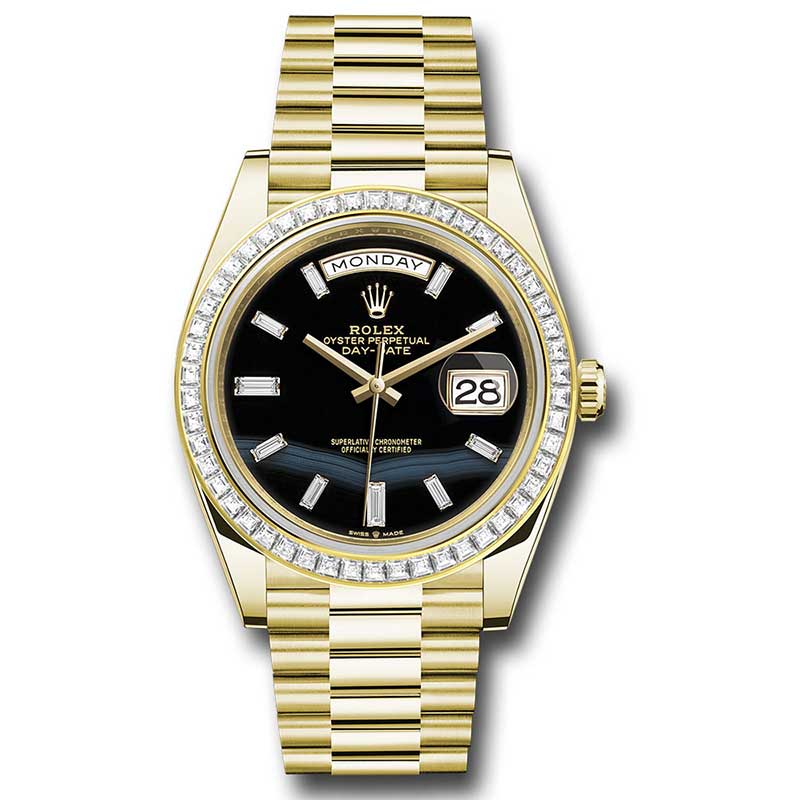 Rolex Day-Date 40 Yellow Gold - Diamond Bezel