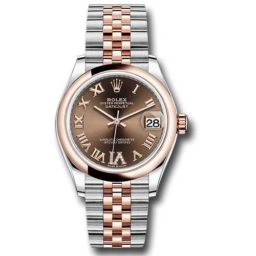 Rolex Pink Gold - Domed Bezel - Jubilee