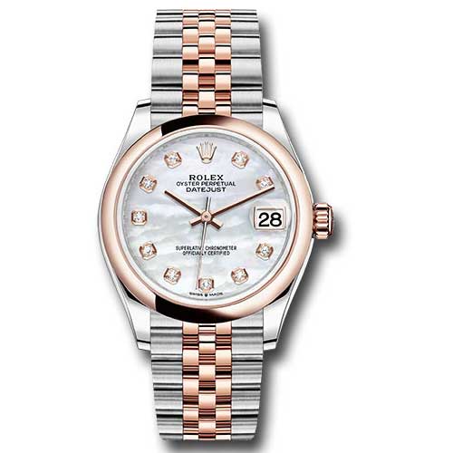 Rolex Pink Gold - Domed Bezel - Jubilee